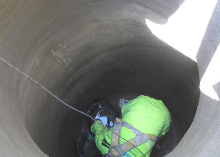 Manhole Rehabilitation - During