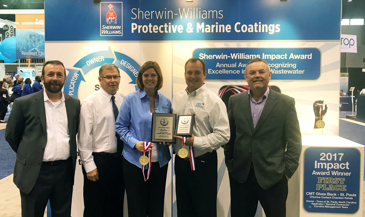 1st place winner for Sherwin-Williams Impact Award